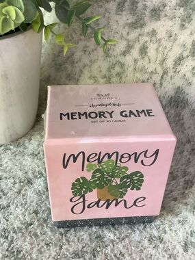 Houseplants Memory Game Boxed Set NWT Houseplants Matching Card Game 30cards